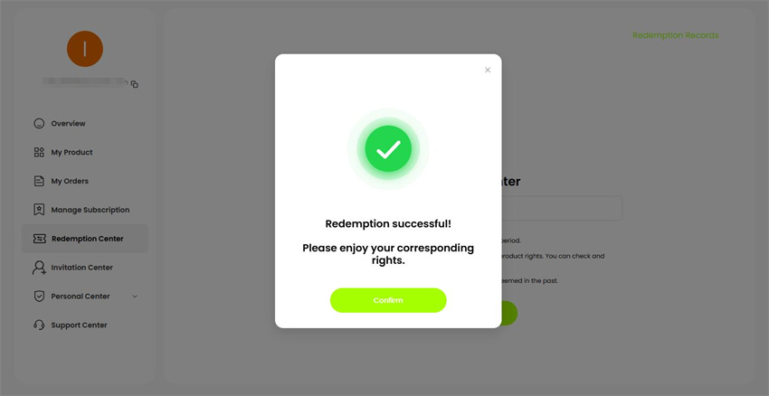 BlipCut redemption center
