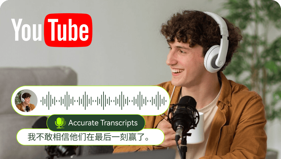 translate youtube video to text