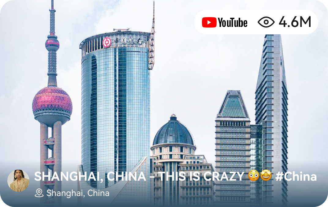 translate china travel video in BlipCut