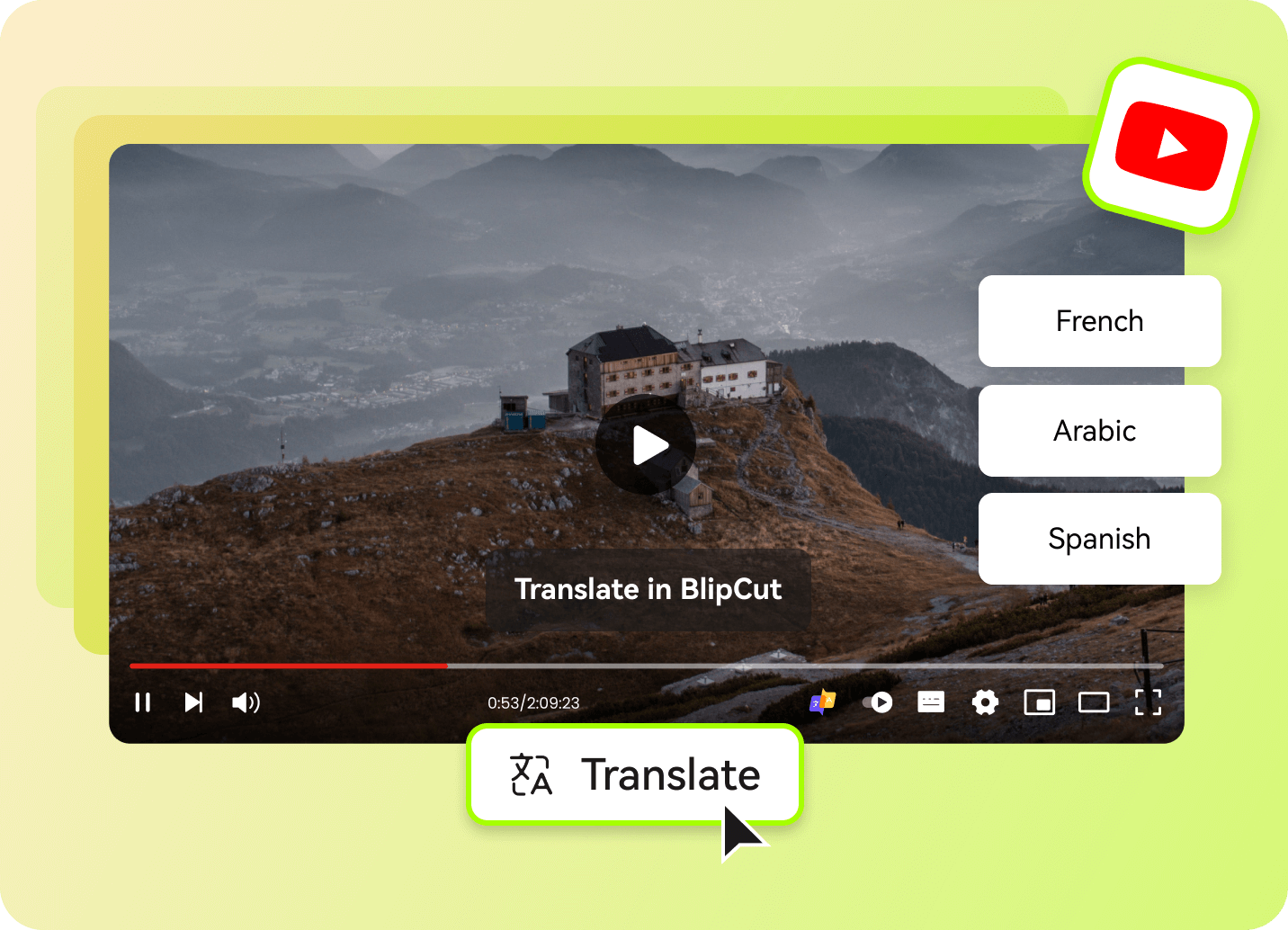 translating youtube videos to english