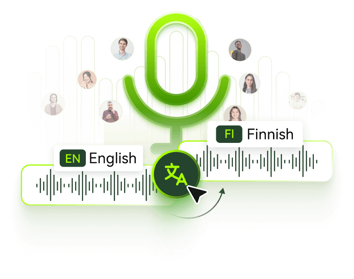 BlipCut finnish audio translator