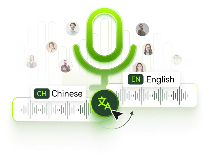 BlipCut chinese audio translator