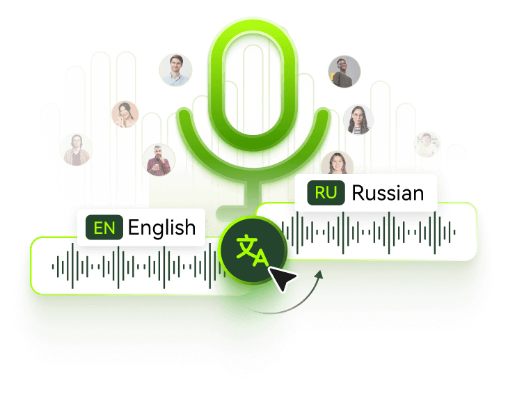 BlipCut russian audio translator