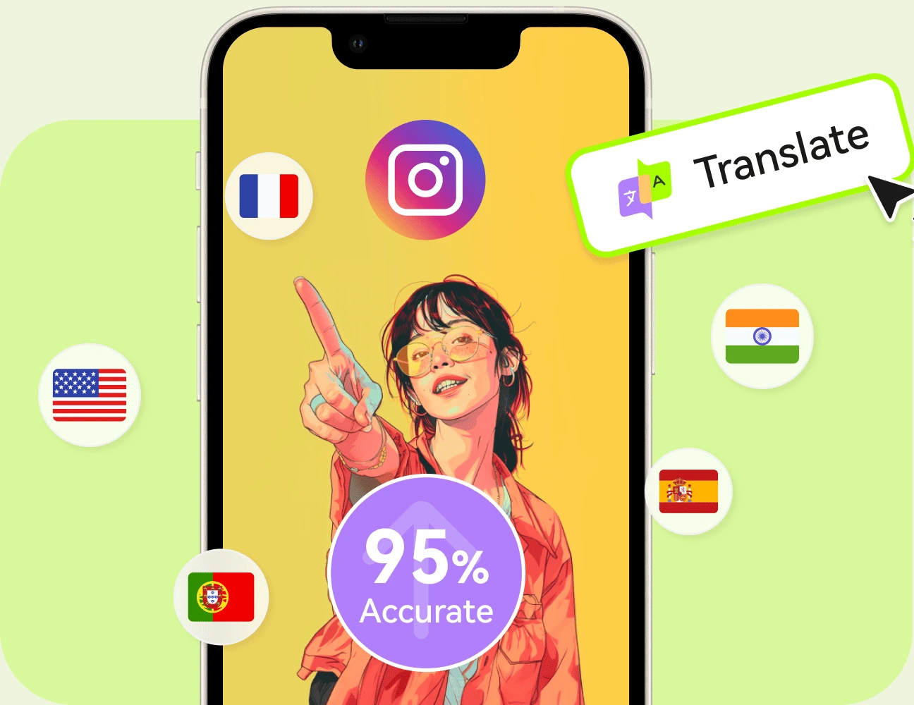 BlipCut AI instagram video translator