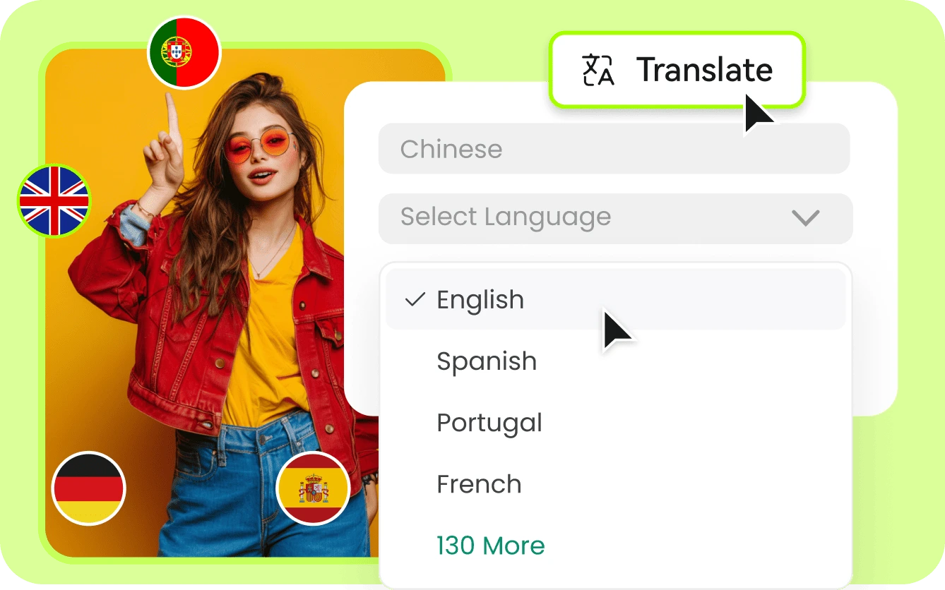 BlipCut AI twitter video translator