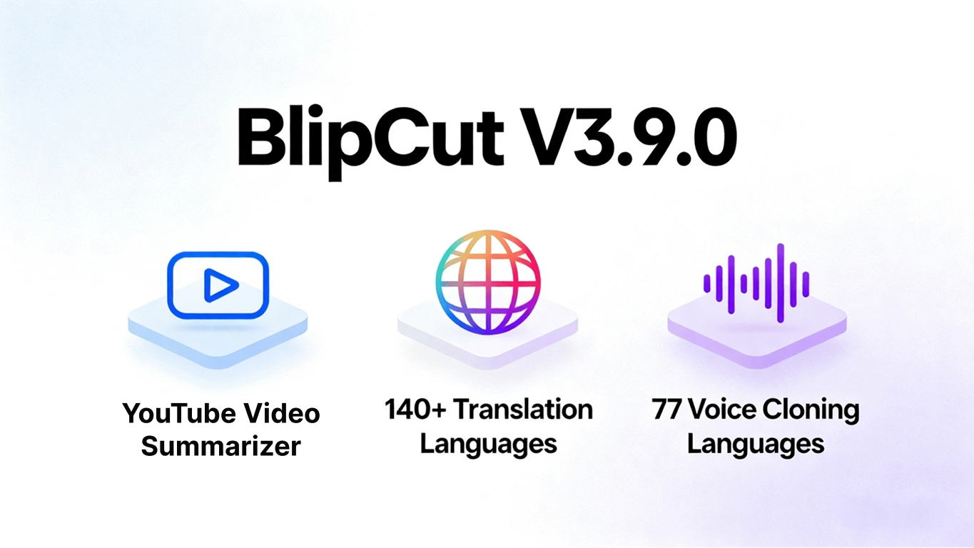 BlipCut youtube summarizer extension