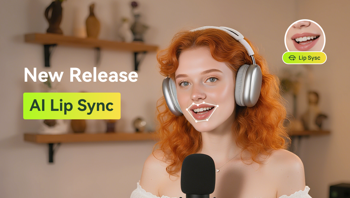 AI Lip Sync feature