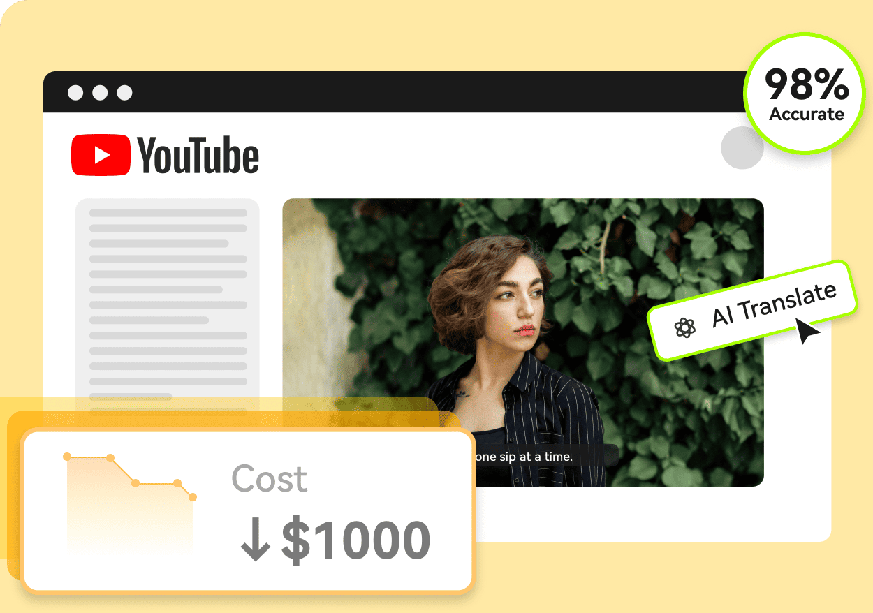 translate youtube ai