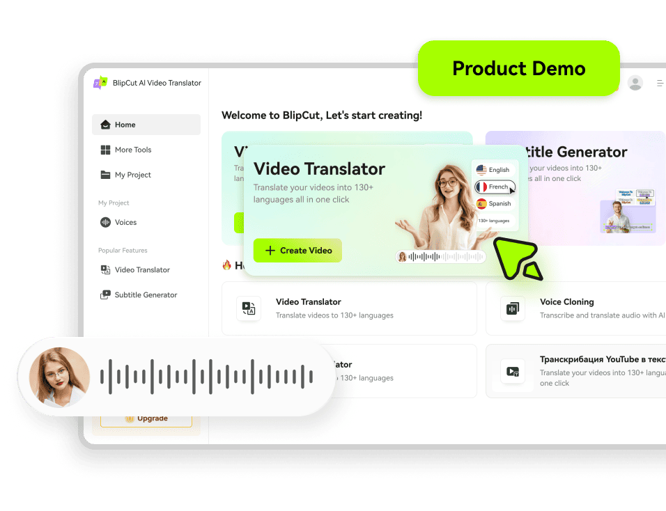 video translator for Marketing Team