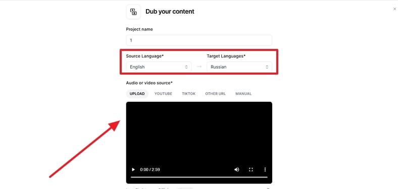 adjust languages in elevenlabs