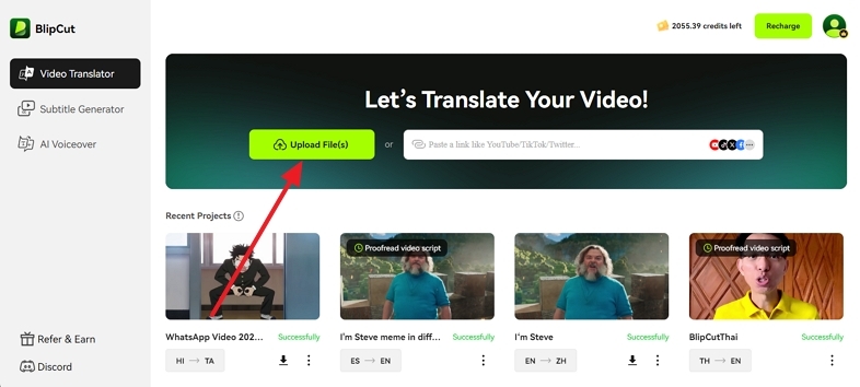 Import Video Cockney Accent Generator