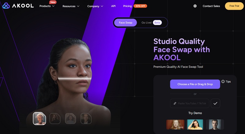 Akool Replace Face in a Video