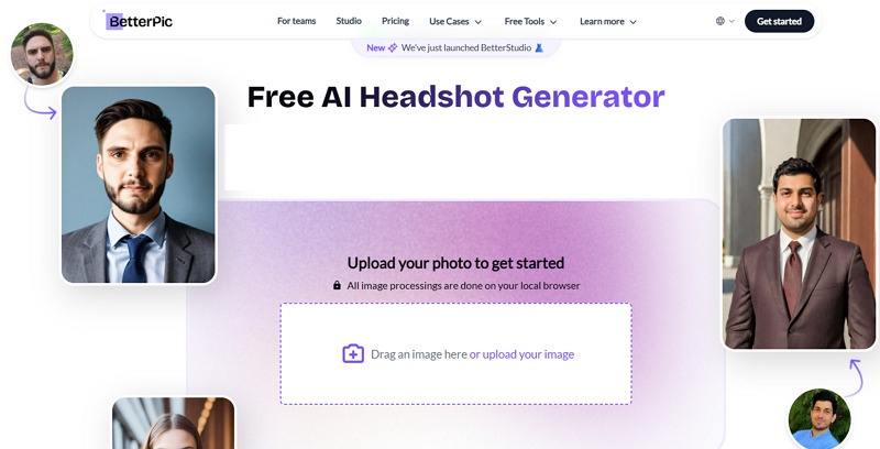 BetterPic AI Generated Headshots