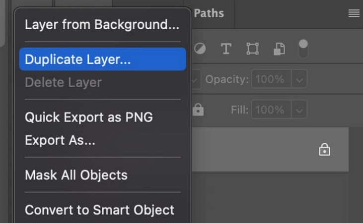Duplicate Background Layer