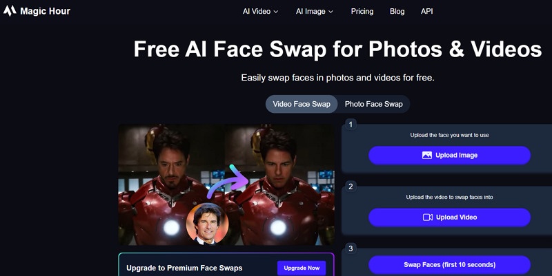 Magic Hour AI Face Swap Video Online Free