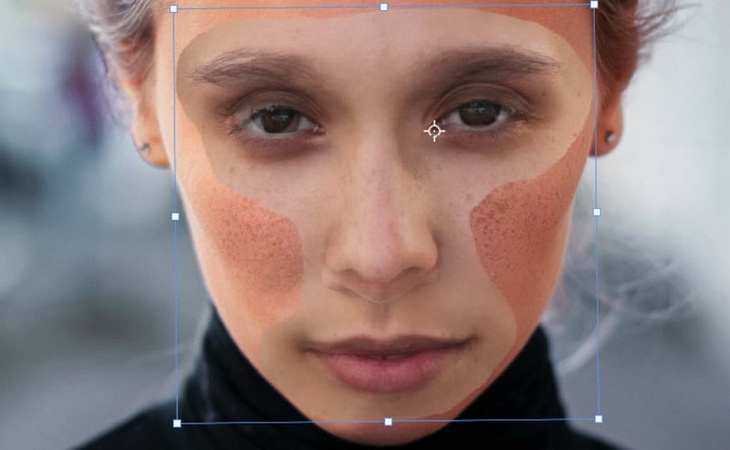 Resize to Swap Face in Photoshop
