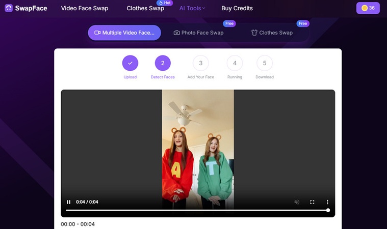 SwapFace Multiple Faces