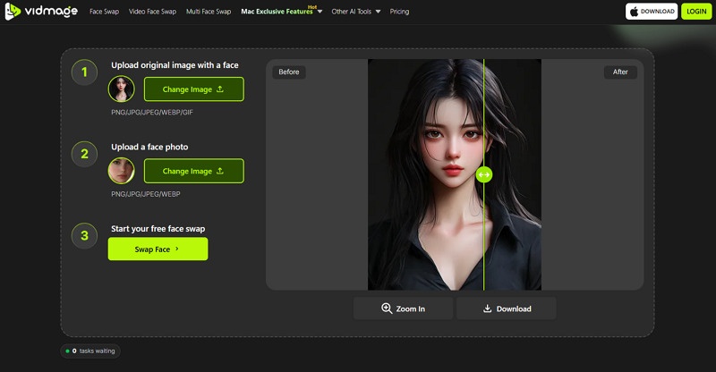 Vidmage Face Morph