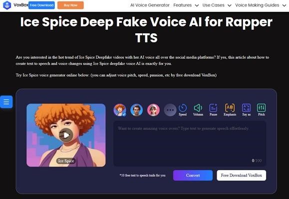 ice spice deepfake voxbox
