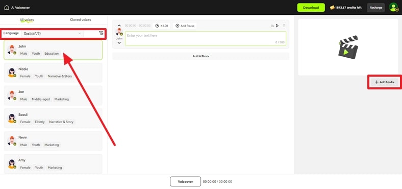include media video to ai cartoon blipcut