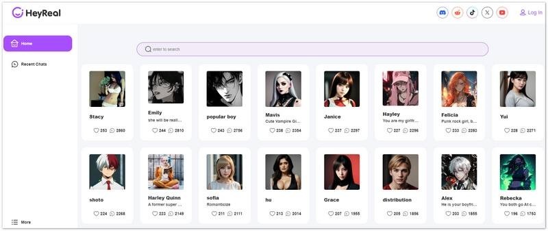 ai character chat no filter