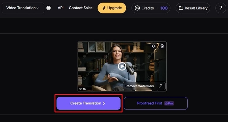 create translated video with akool ai