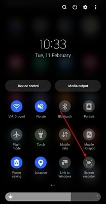 screen record android device