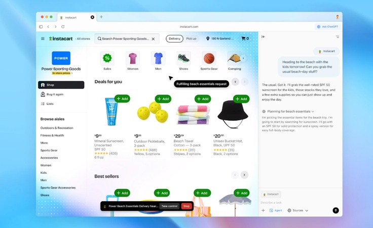 Atlas ChatGPT Browser