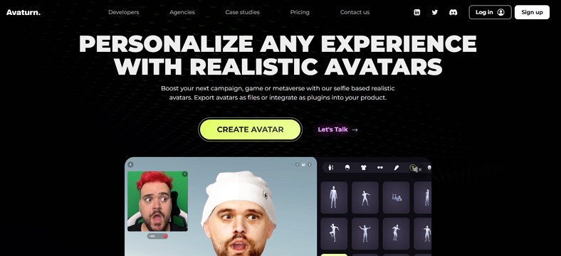 create avatar using avaturn tool