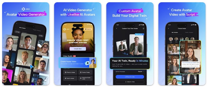 mobile ai avatar joggai