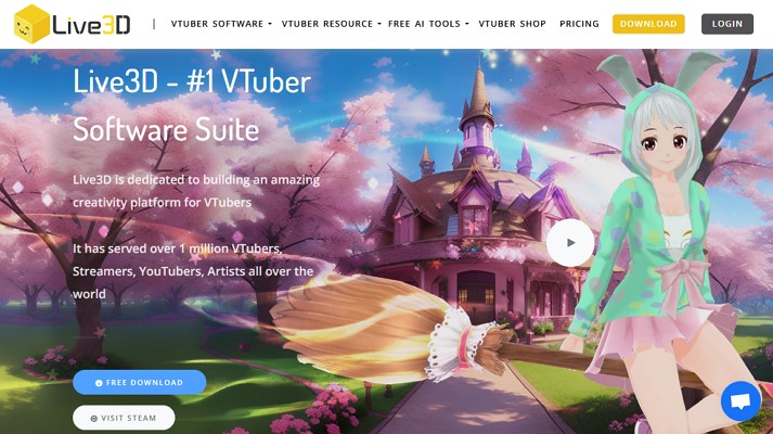 make vtuber avatar 3d using live3d