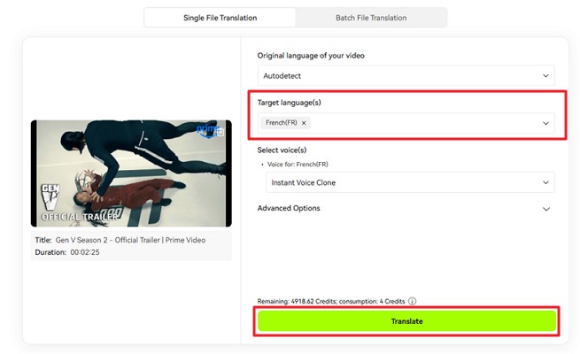 website localization software blipcut language