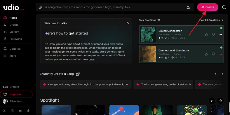 udio generates ai music