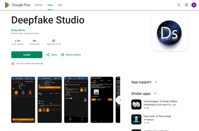 DeepFake Web Deepfakes Kpop Creator App