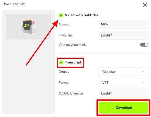 download video with lyrics