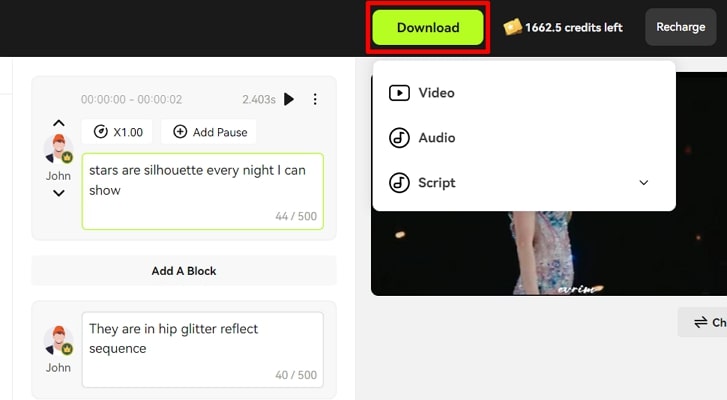 download video to ai cartoon blipcut