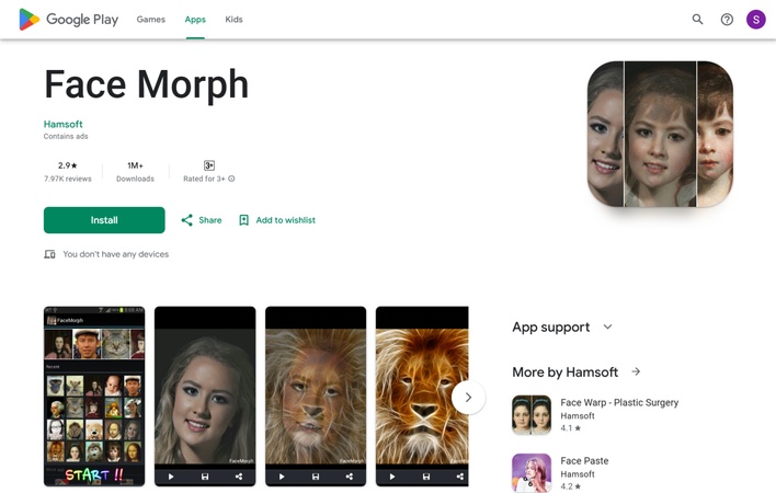 Face Morph Face Swap Video App For Android