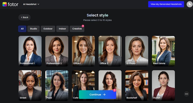 3d avatar photo fotor online tool