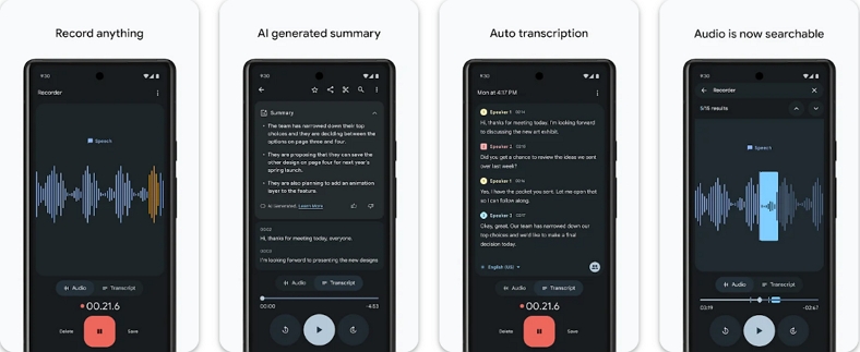 try google voice recorder android