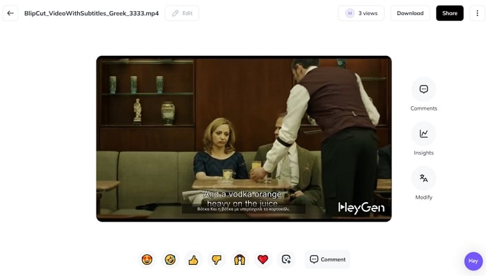 turn video into different language