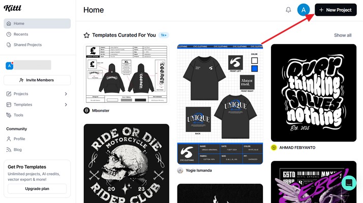 custom discord avatar kittl tool