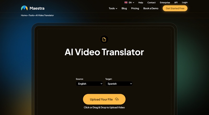 Maestra Translate Song AI