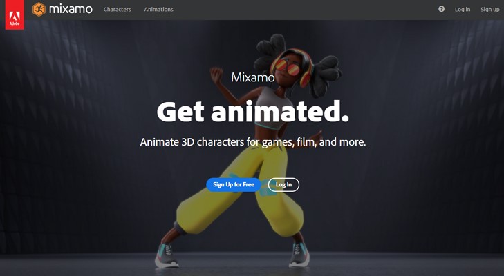 make vtuber model 3d mixamo