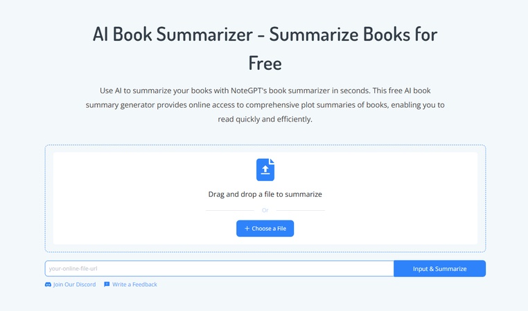 best ai book summarizer - NoteGPT