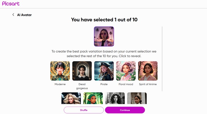 image to 3d avatar online picsart