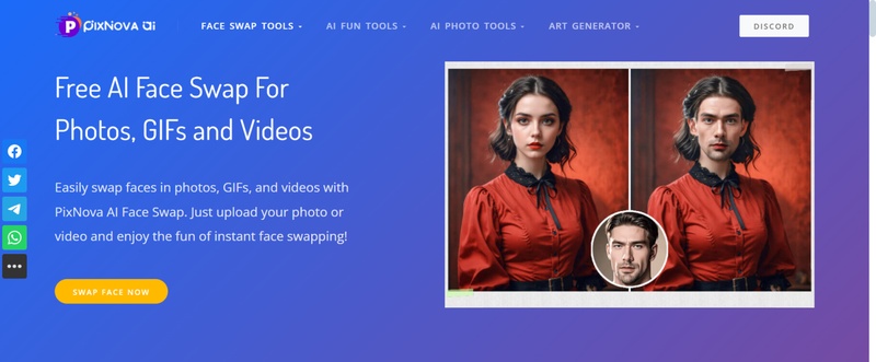 PixNova Face Swap Video Free