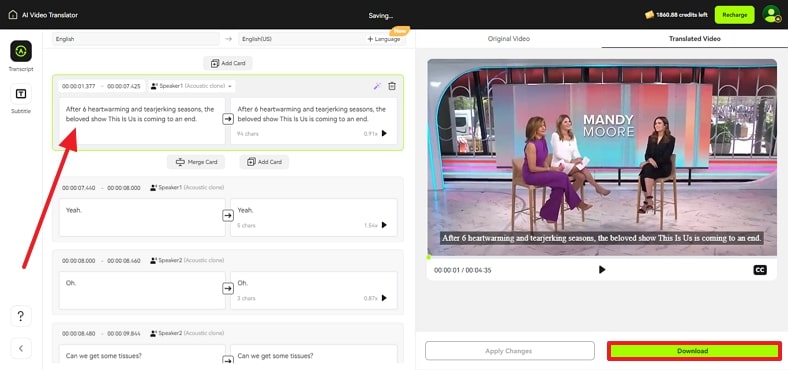 cinematic ai download results
