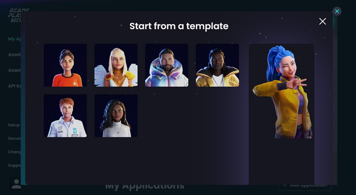 3d avatar ready player me