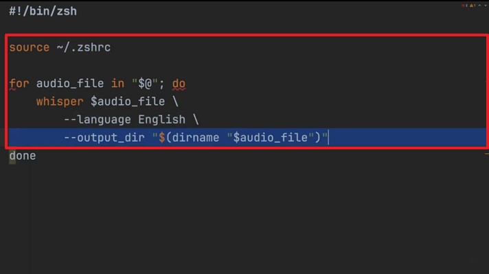 add code and hit enter