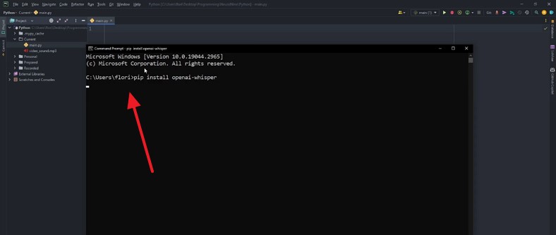 install whisper ai on windows